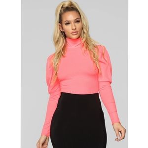 Neon Pink Top